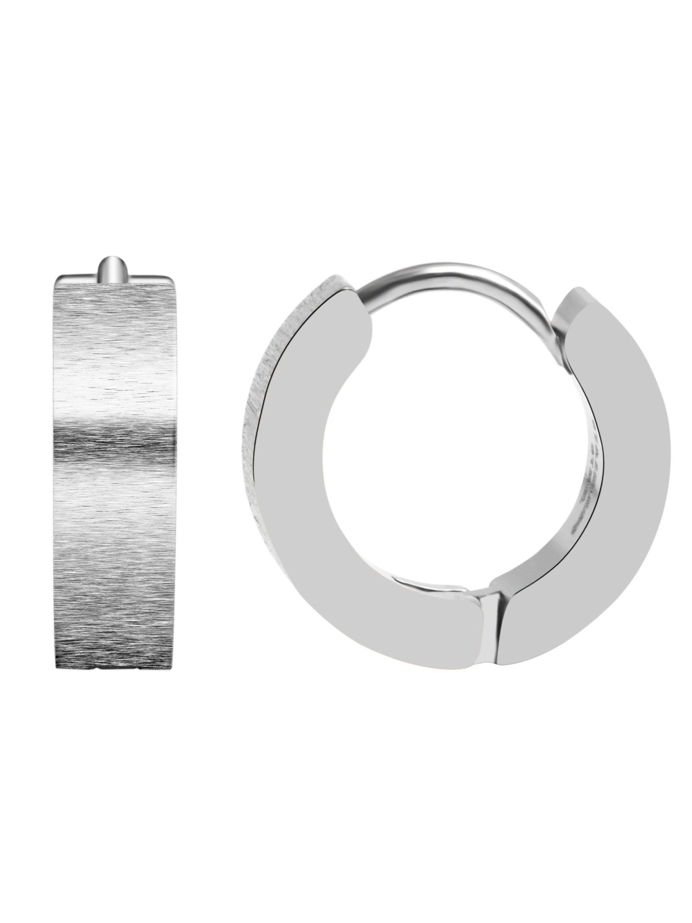Akzent Earrings 'Shelly, langlebig' in Silver: front