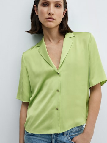 MANGO Bluzka 'SASSA' w kolorze zielony