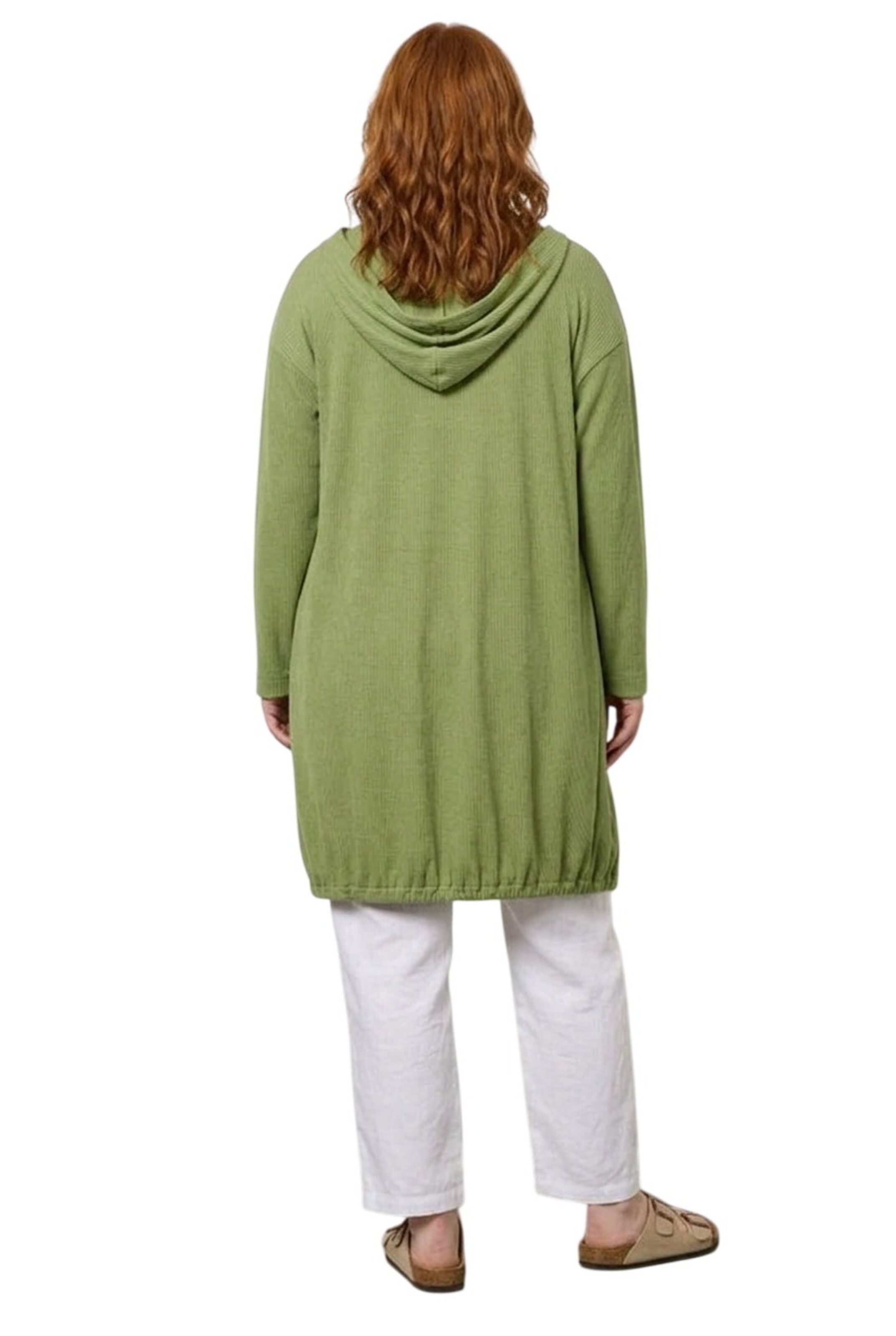 Manteau en tricot Stil Diva en vert