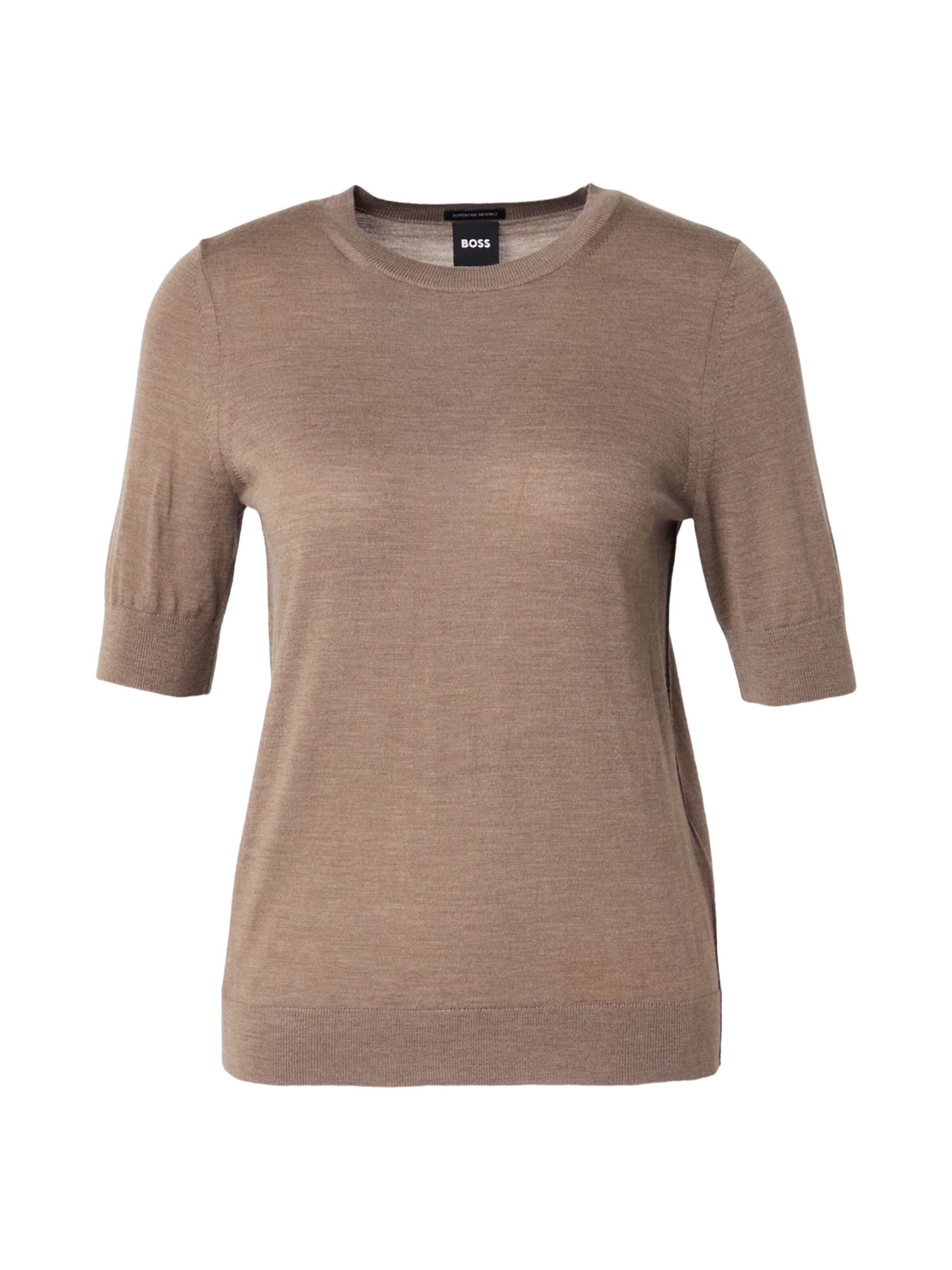 BOSS - Jersey 'Farbella' en marrón: frente