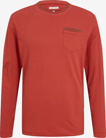 TOM TAILOR Shirt in Rood: voorkant