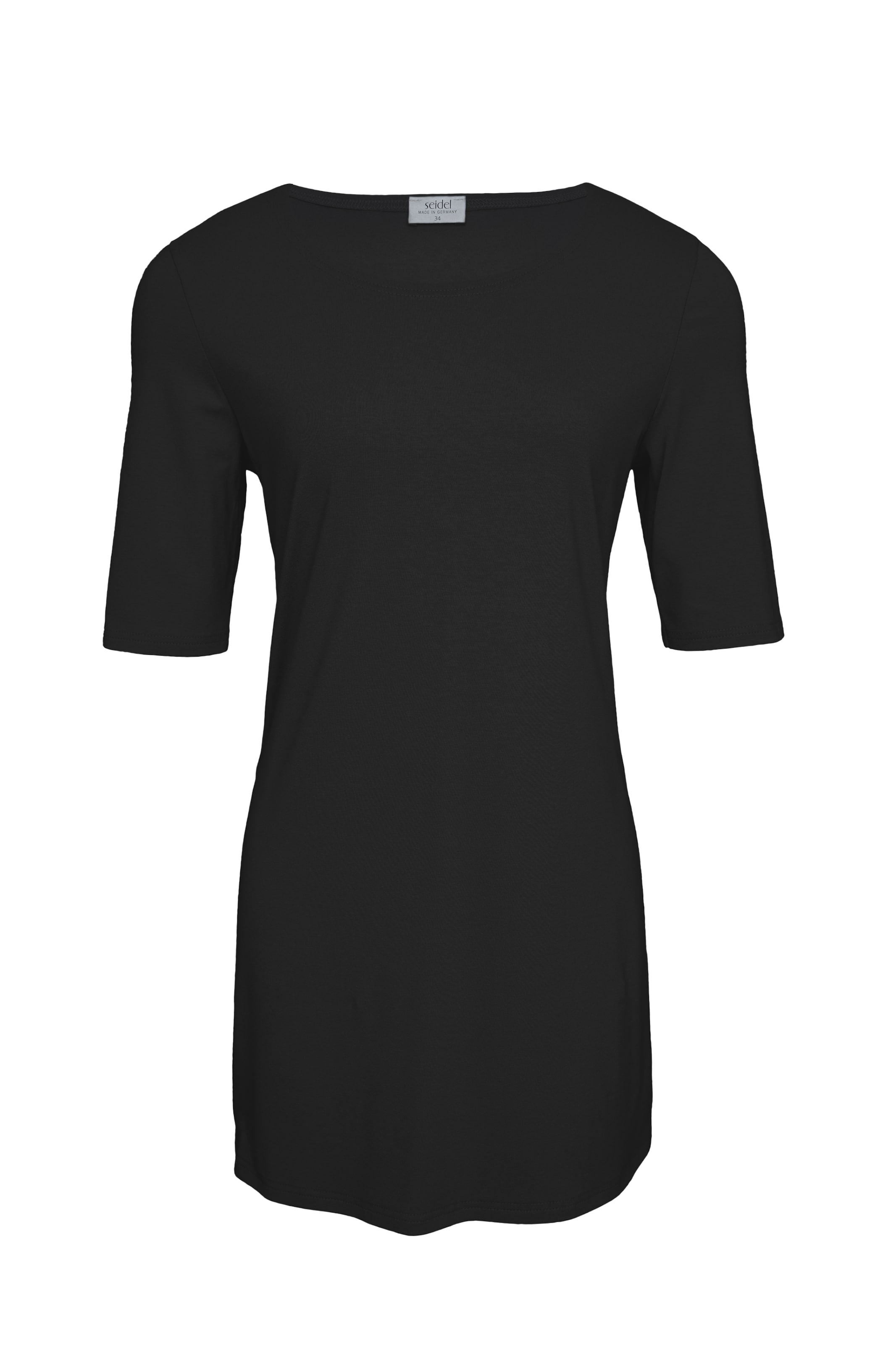 Seidel Moden Seidel Moden Longshirt in Schwarz: Vorderseite