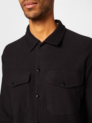 BURTON MENSWEAR LONDON - Chaqueta de entretiempo en negro