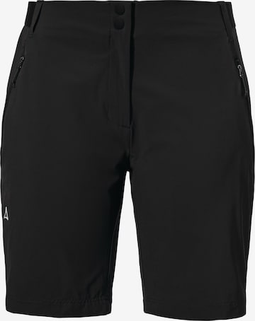 Pantalon outdoor ' Hiking Shorts Style Blaustein WMS ' Schöffel en noir : devant