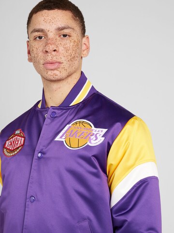 Mitchell & Ness Přechodná bunda 'NBA' – fialová