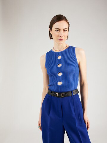 Top in maglia 'Lia' di The Wolf Gang in blu: frontale
