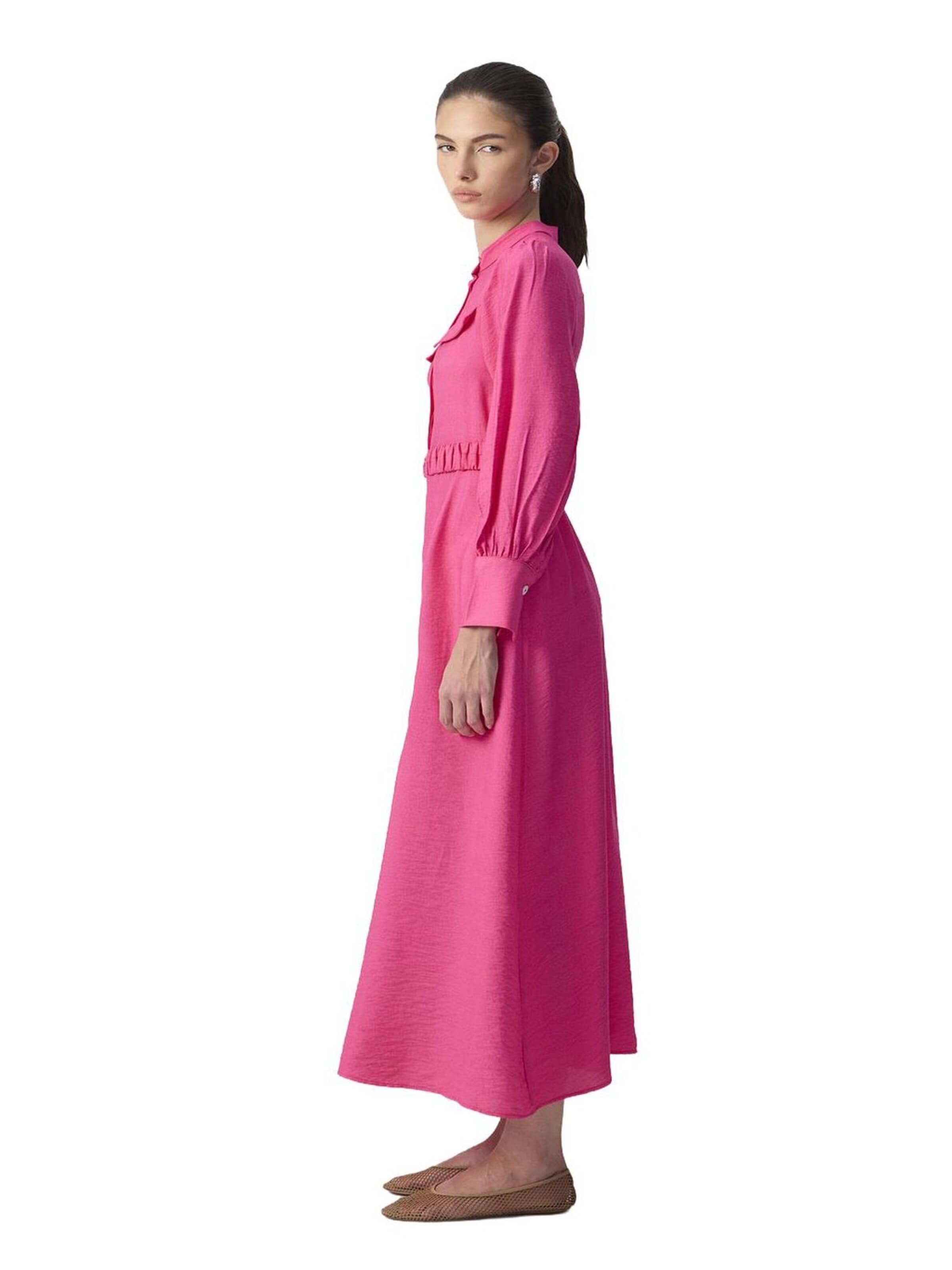 Touche Prive Košilové šaty – pink