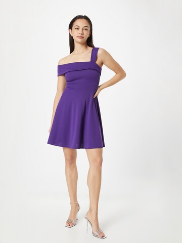 WAL G. - Vestido de cocktail 'NOELLE' em roxo: frente