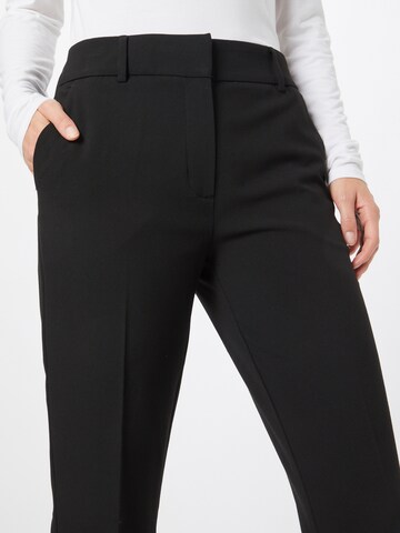 FIVEUNITS Flared Trousers with creases 'Clara' in Black