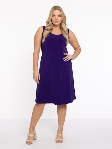 Yoek Dress in Purple