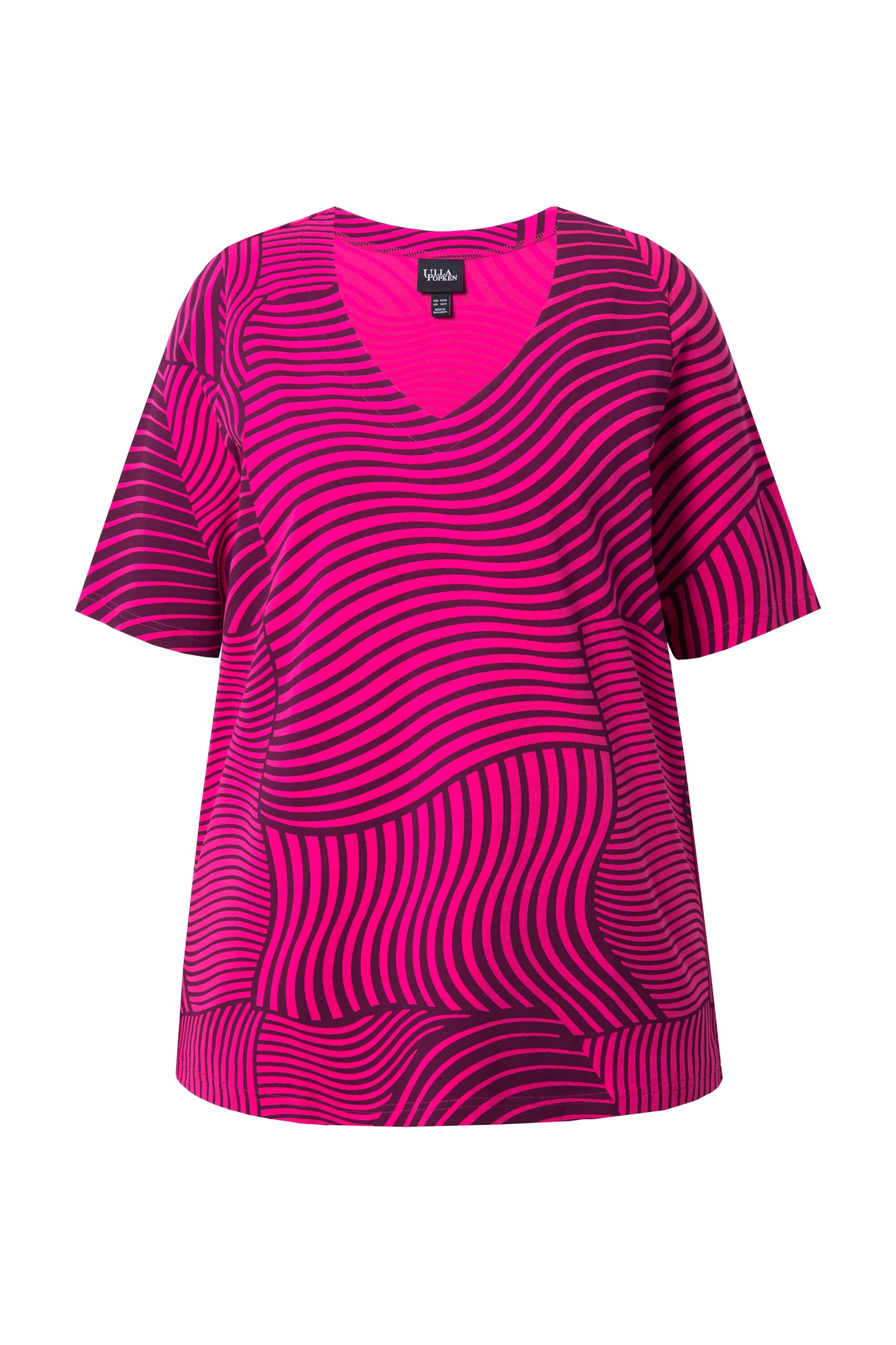 Ulla Popken Shirt in Pink: Vorderseite