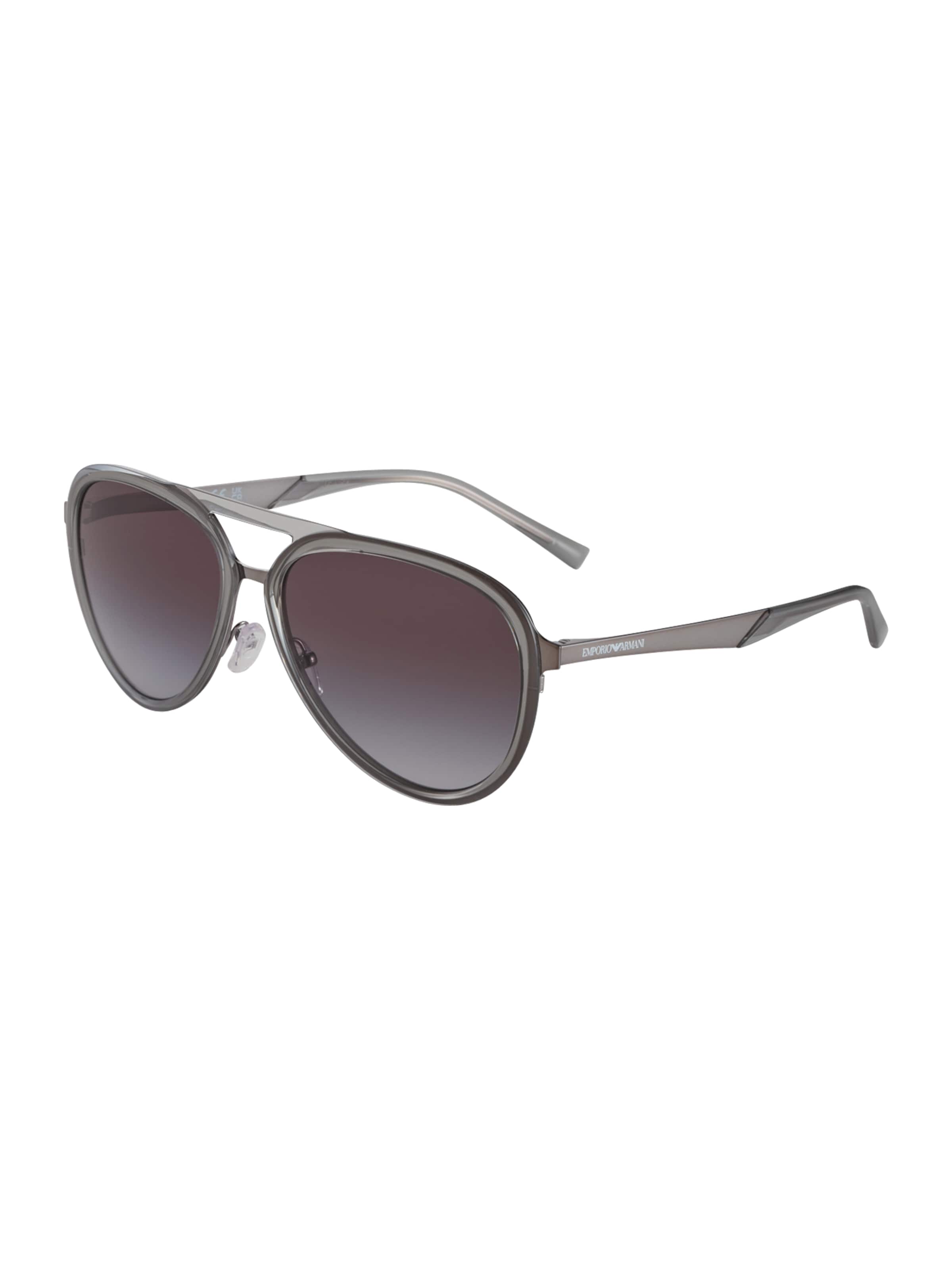Ochelari de soare '0EA2145' de la Emporio Armani pe gri: față