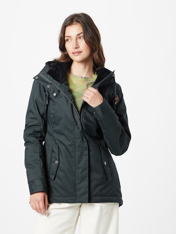 Parka mi-saison 'MONADDE' Ragwear en vert : devant