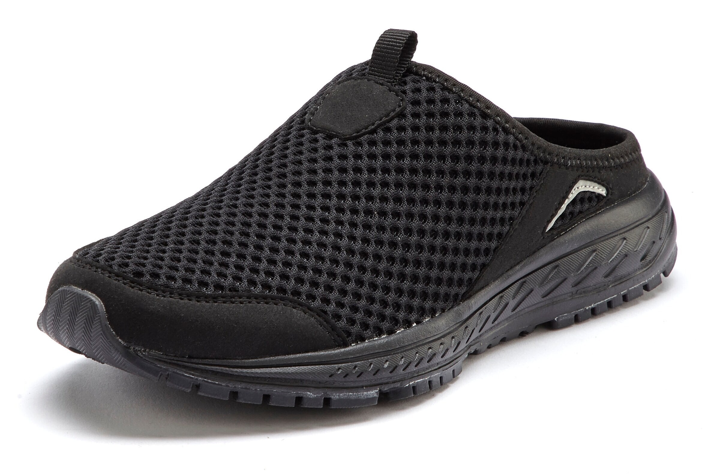 Authentic Le Jogger Pantolette in Schwarz: Vorderseite