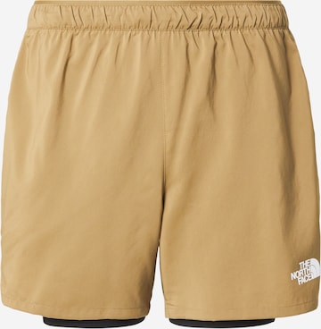 THE NORTH FACE Spodnie sportowe 'M LIGHTBRIGHT 2IN1 SHORT 5IN' w kolorze czarny: przód