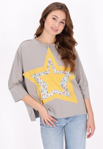 MYMO - Camisa em bege: frente