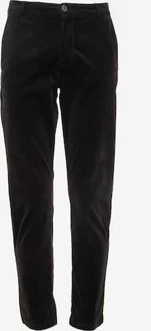 BIG STAR Regular Chino ' TREVIS ' in Zwart: voorkant