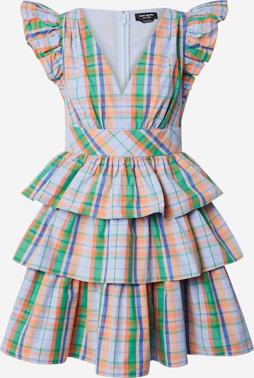 Rochie 'Sunshine Madras Tiered Dress' Kate Spade pe albastru deschis / albastru închis / verde / portocaliu, Vizualizare produs