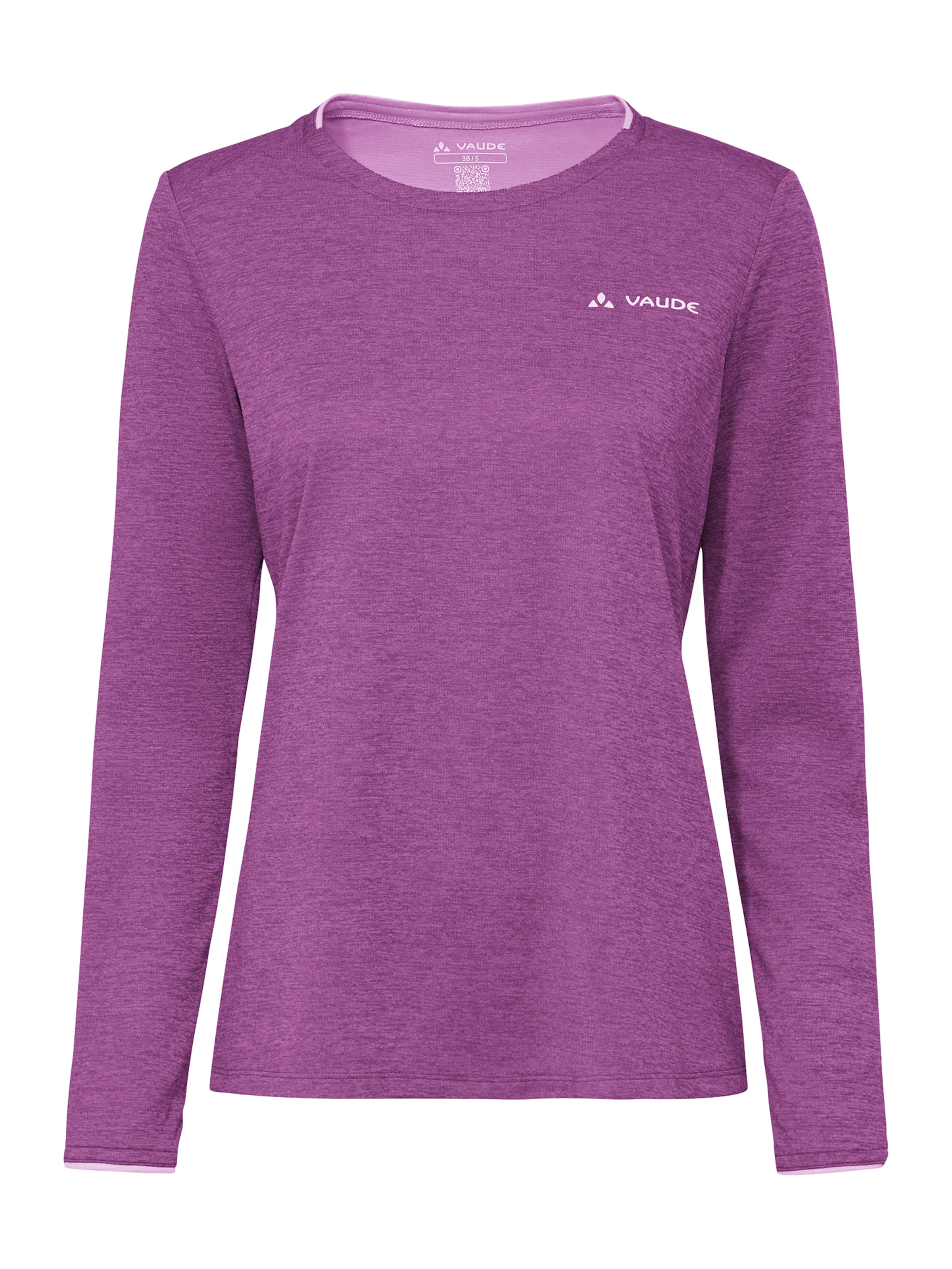 VAUDE Funktionsshirt 'Essential' in Lila: Vorderseite
