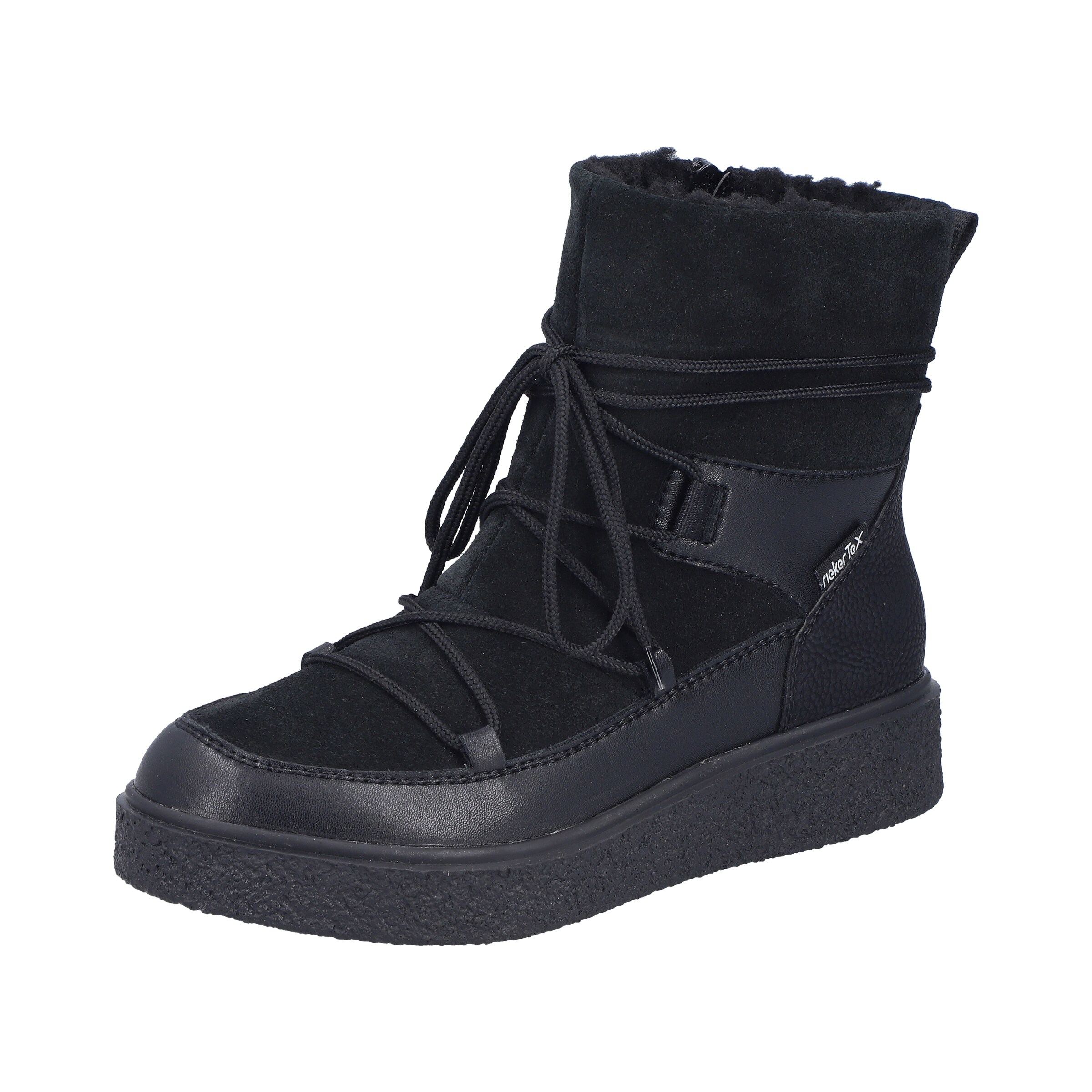Rieker Snowboots in Schwarz: Vorderseite