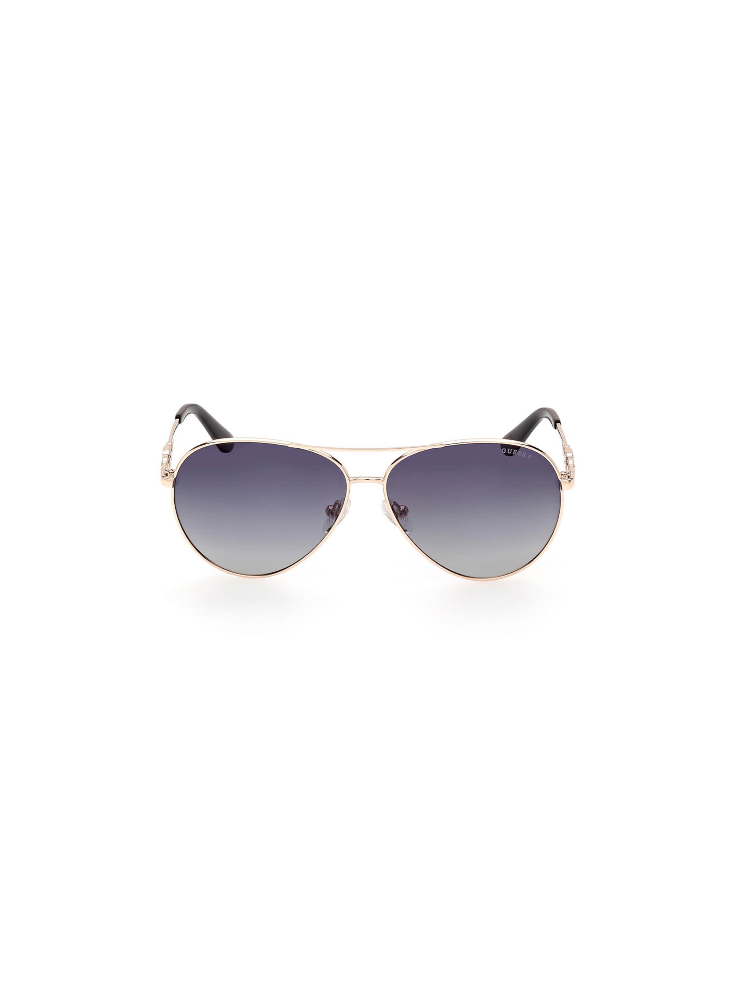 GUESS Sunglasses in Gold: front