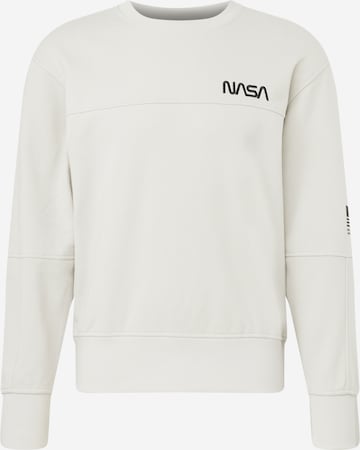 JACK & JONES Sweatshirt 'NASA' in Grijs: voorkant