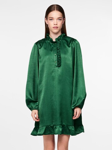PIECES Sukienka 'Nessa' w kolorze zielony: przód
