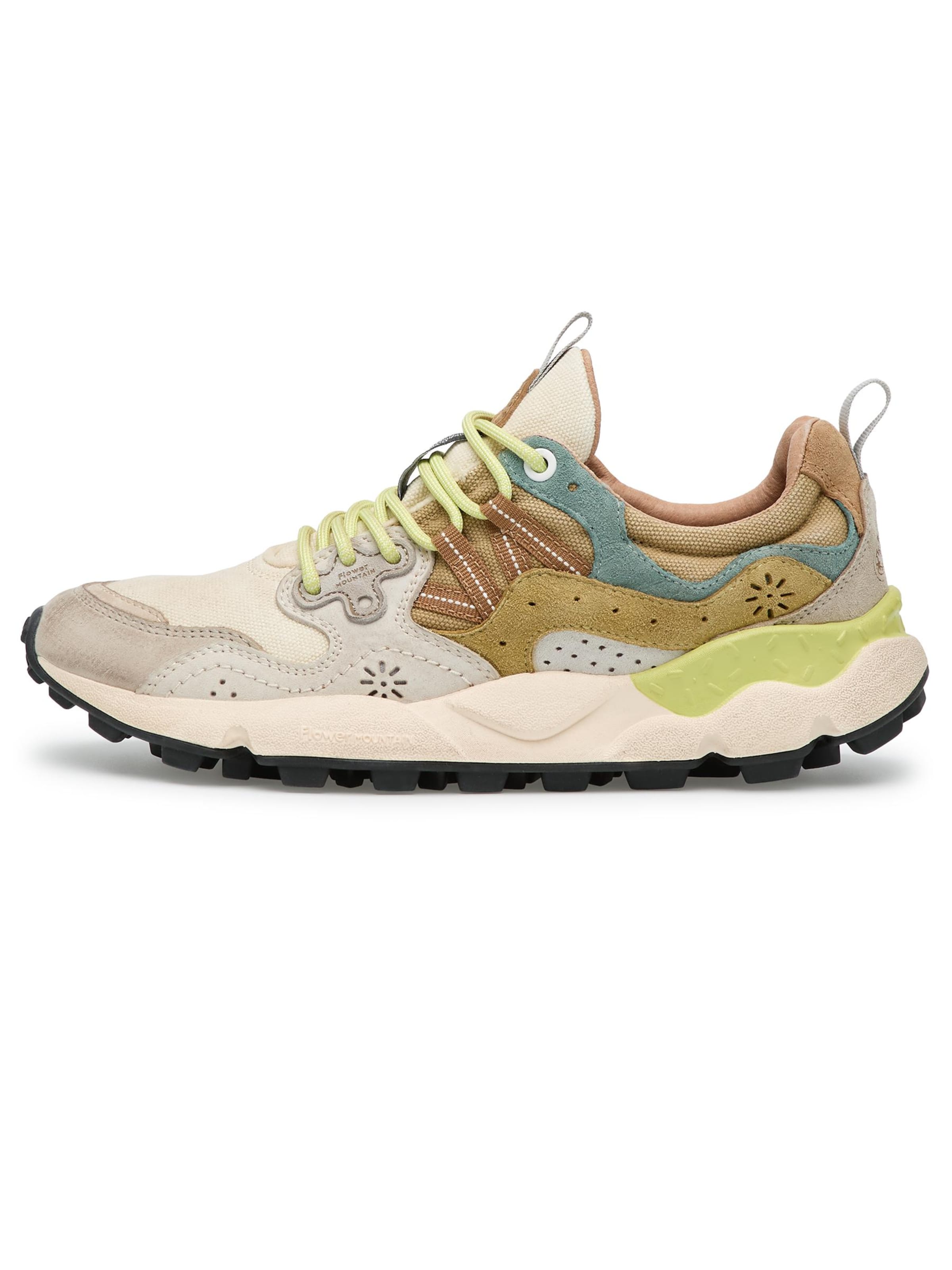 Flower Mountain Platform trainers 'YAMANO 3 UNI' in White: front