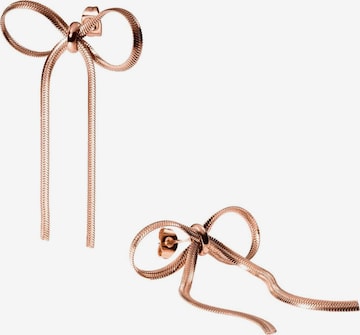 Orecchini 'Bow' di PURELEI in oro: frontale