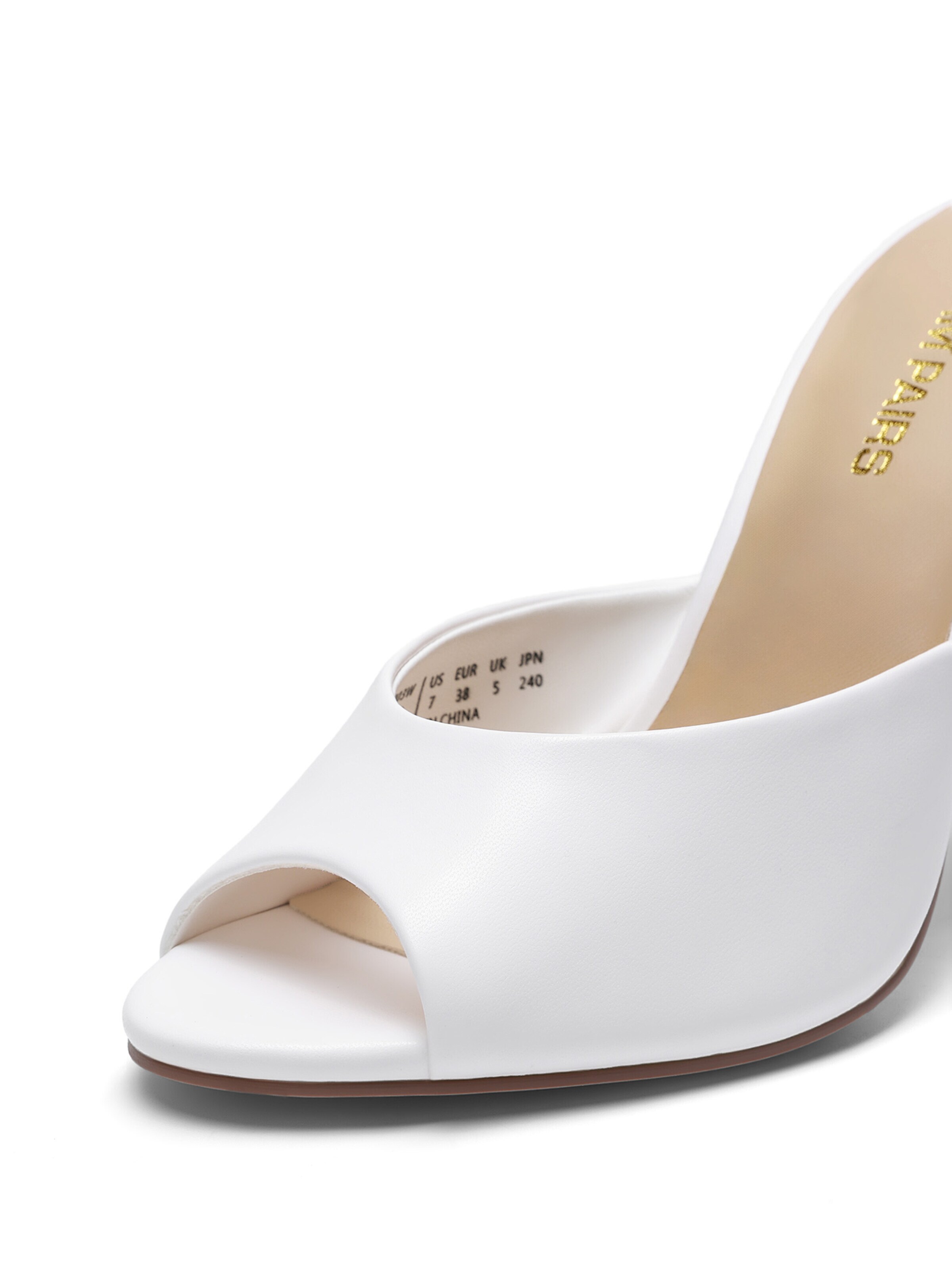 Dream Pairs Mules in White