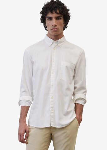 Coupe regular Chemise Marc O'Polo en blanc : devant