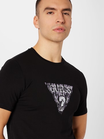 T-Shirt GUESS en noir