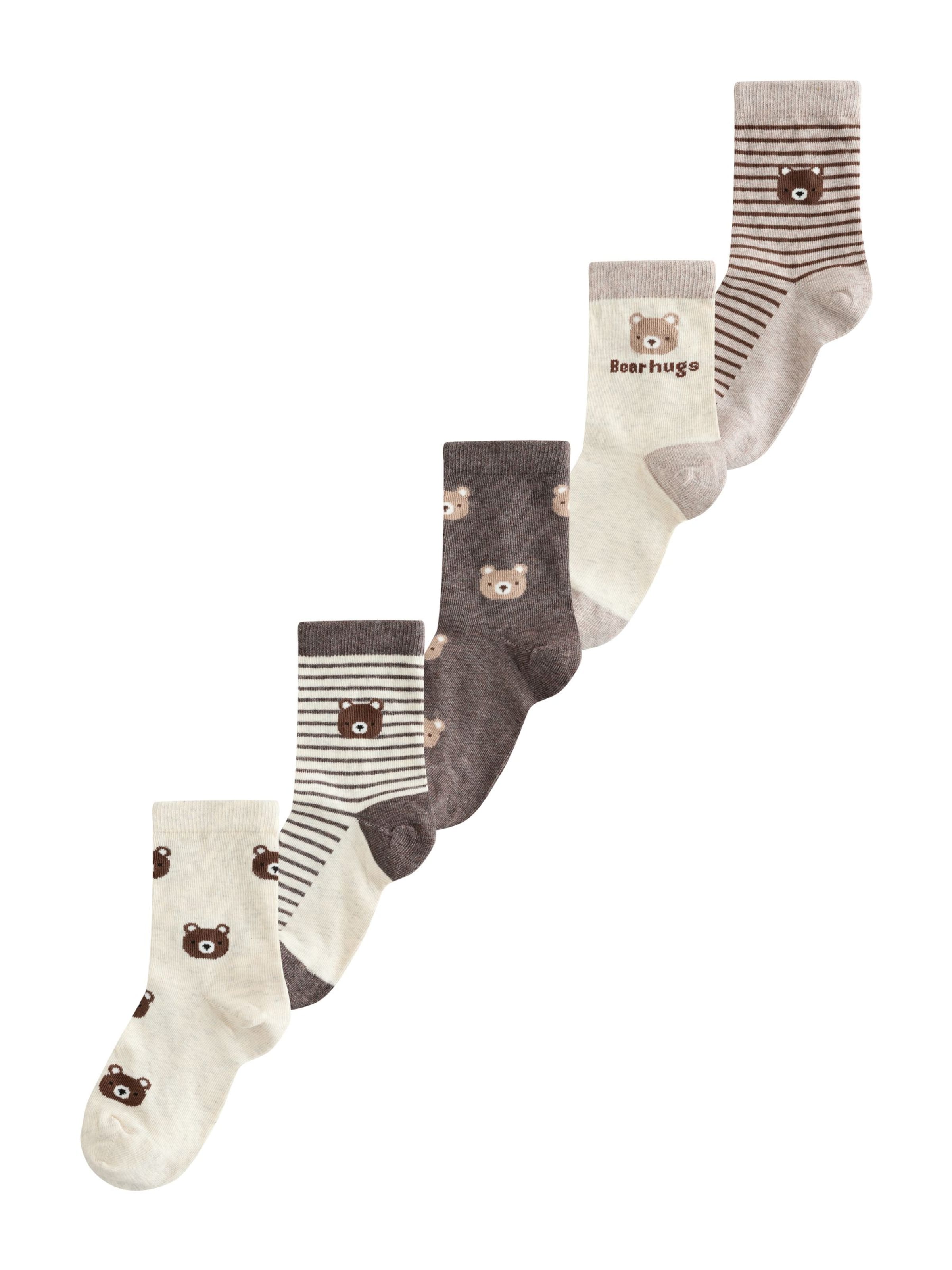 Next Socks in Beige: front