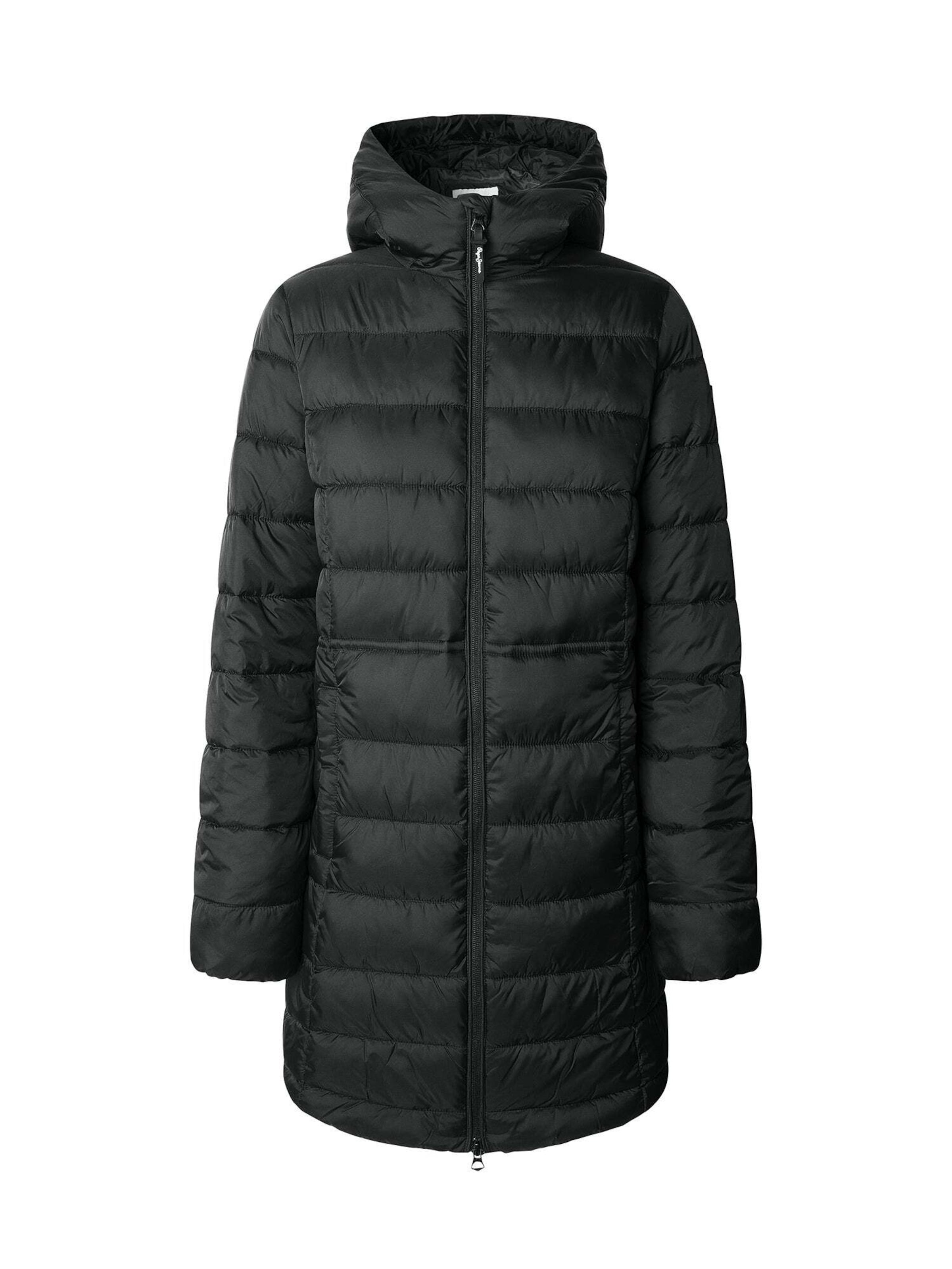 Giacca invernale 'Sally' di Pepe Jeans in nero: frontale