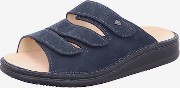 Finn Comfort Pantolette 'Korfu' in Blau: Vorderseite