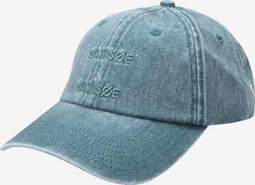 Samsøe Samsøe - Gorra en verde: frente