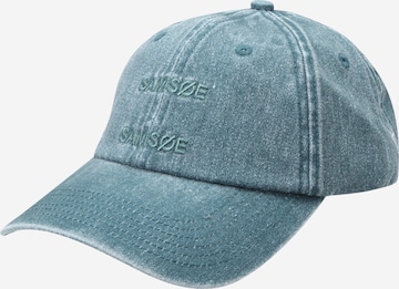 Cappello da baseball di Samsøe Samsøe in verde: frontale