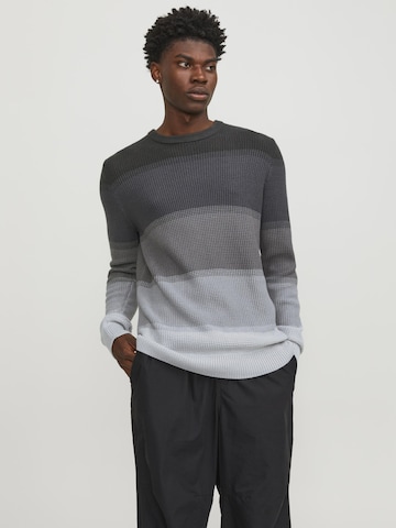 JACK & JONES Sweater in Grey: front