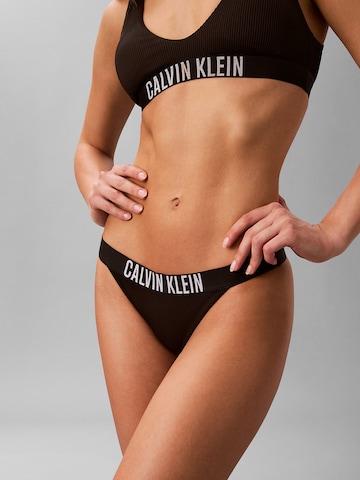 Bas de bikini 'Intense Power' Calvin Klein Swimwear en noir