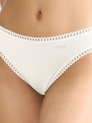 SLOGGI Slip ' Blue GO Crush ' in Wit