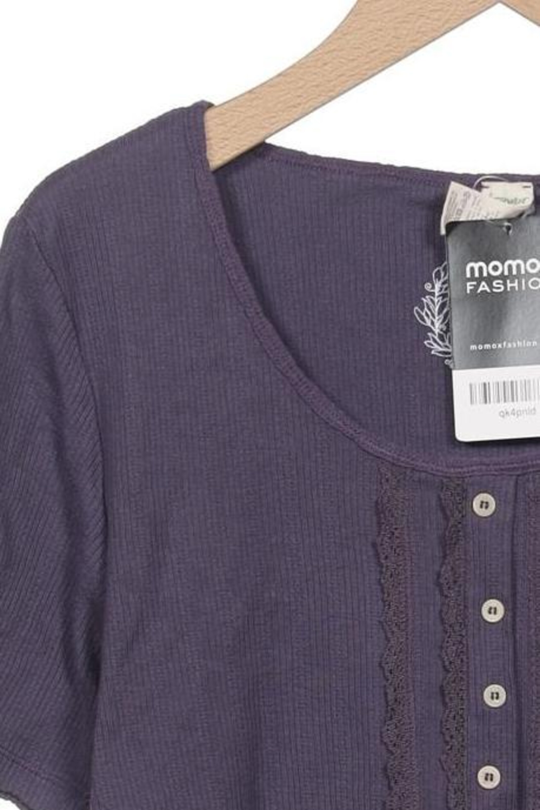 hessnatur Top & Shirt in S in Purple