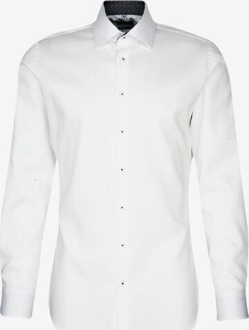 Coupe slim Chemise business SEIDENSTICKER en blanc : devant