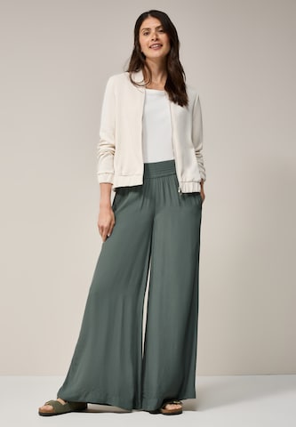 CECIL Wide Leg Hose in Grün