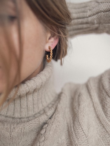 Hey Happiness Earrings 'Torsade' in Gold