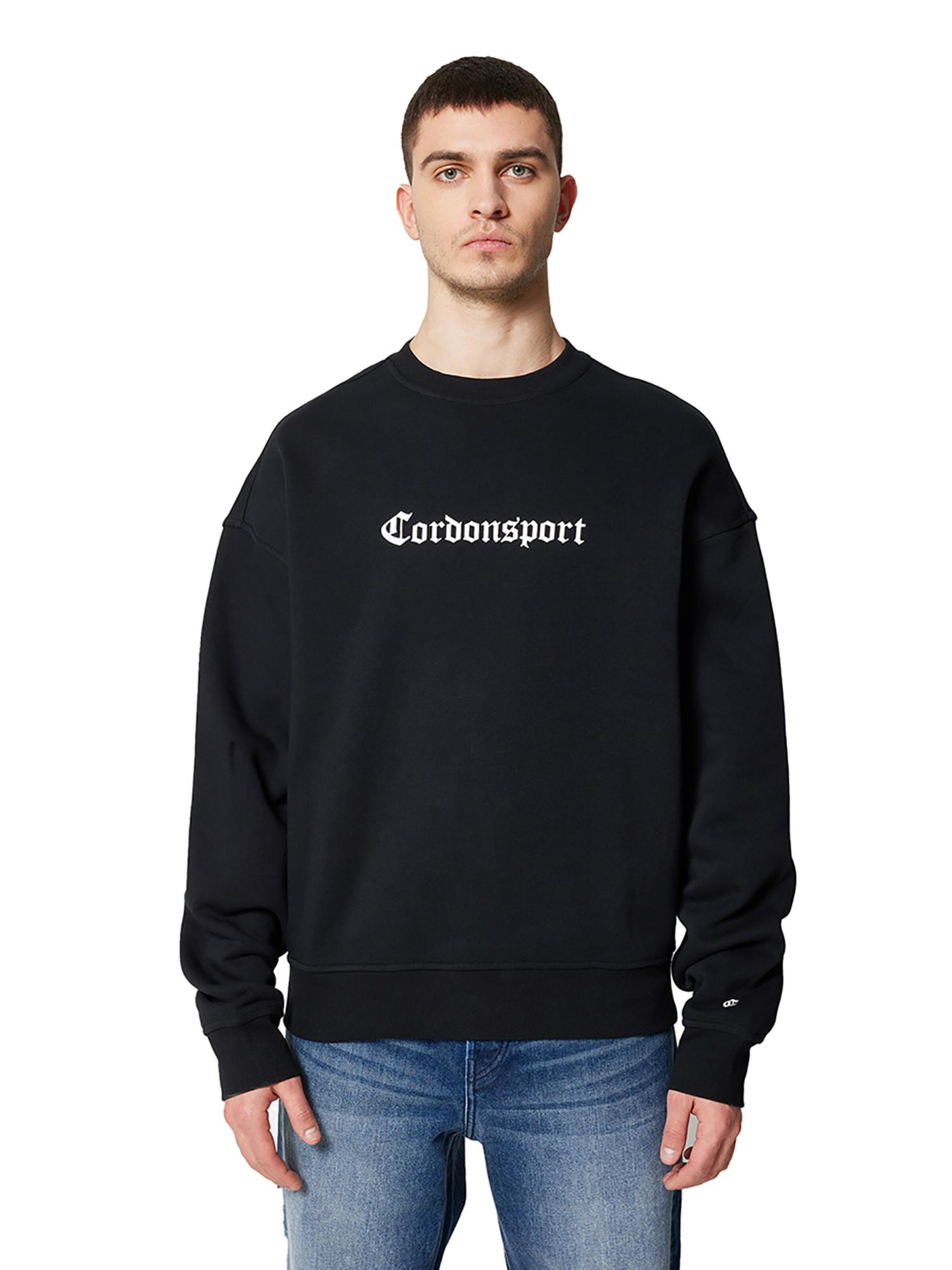 Cordon Sport Sweatshirt 'Core' in Black: front