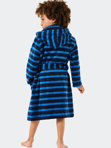 SCHIESSER Bathrobe 'Autotraum' in Blue