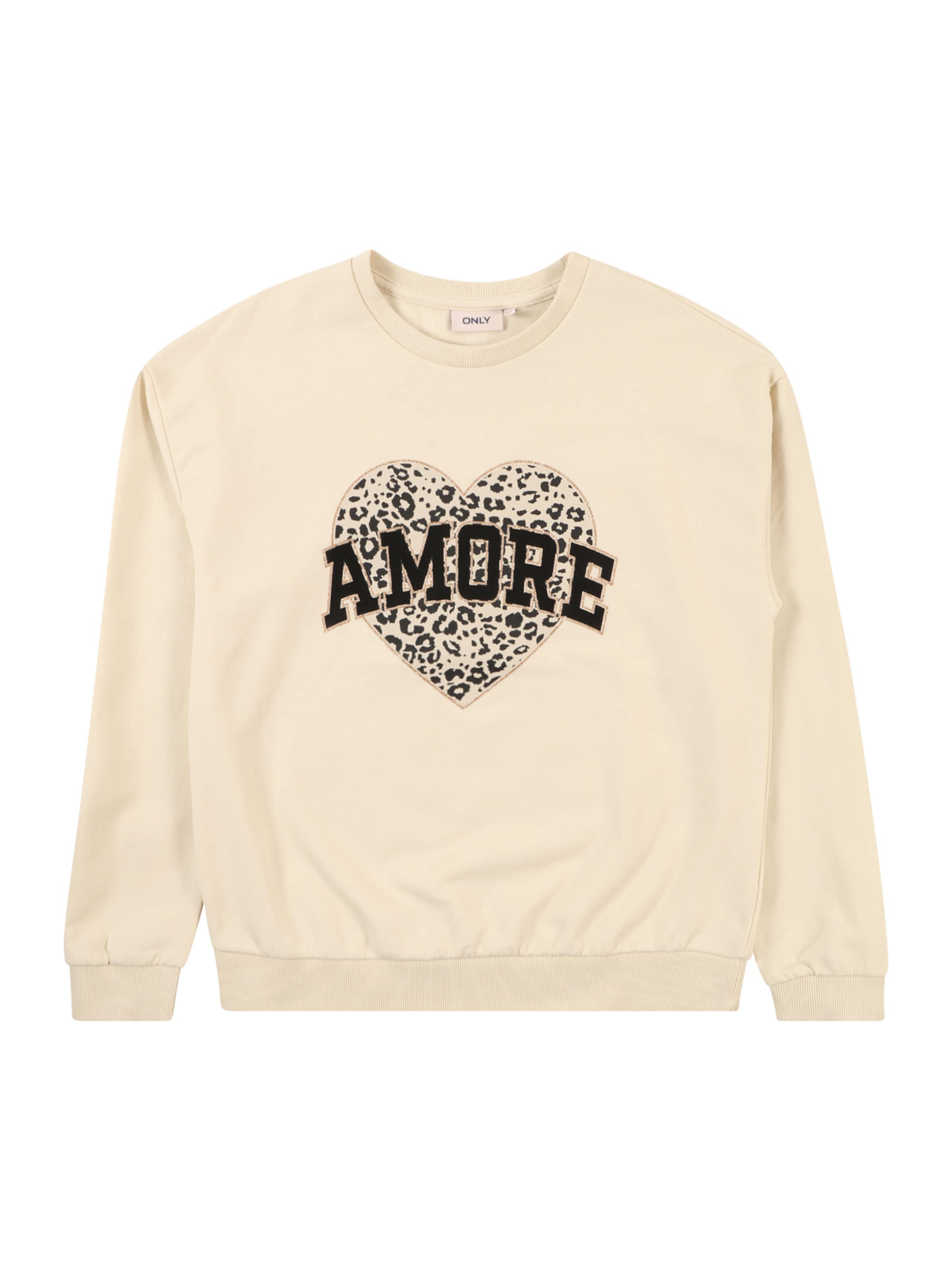 ONLY GIRLS Sweatshirt in Beige: front