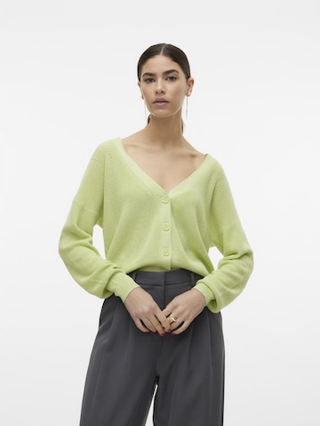 Cardigan 'New Lexsun' VERO MODA en vert : devant