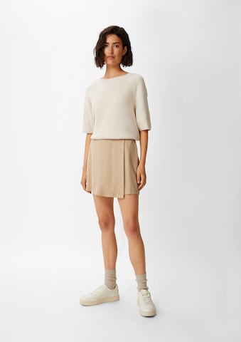 COMMA Wide Leg Shorts in Beige