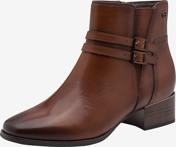 Bottines Tamaris en marron : devant